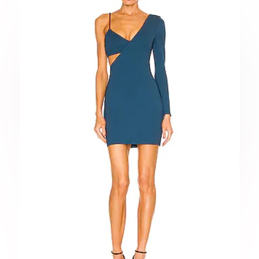 Lovers and Friends Valentina Mini Dress (2 Pc) in Dark Teal NEW Size Medium